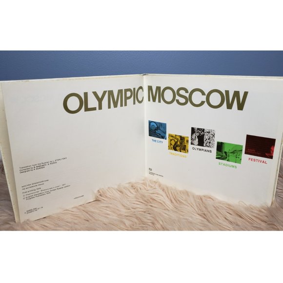 RARE 1979 OLYMPIC GAMES Moscow Sport Misha Propaganda Photo Album Soviet Russian - Picture 5 of 5